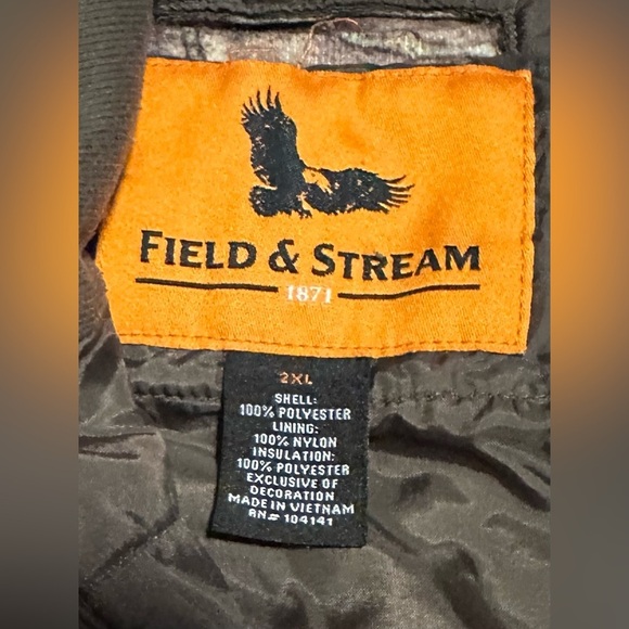 Field & Stream 1871 Men’s Size 2XL Camouflage Jacket EUC - Picture 3 of 7